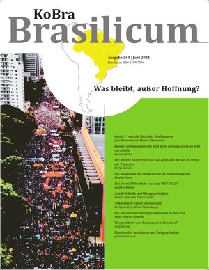 Bereits seit vielen Monaten reiht sich eine schlimme Nachricht aus Brasilien an die Nächste. Während wir im Brasilicum immer - und so auch in dieser Ausgabe – versuchen, nicht nur auf Missstände hinzuweisen, sondern auch positive Entwicklungen zu beleuchten und stets existierende Widerstände sichtbar zu machen, fällt es zuletzt immer schwerer nicht die Hoffnung zu verlieren.