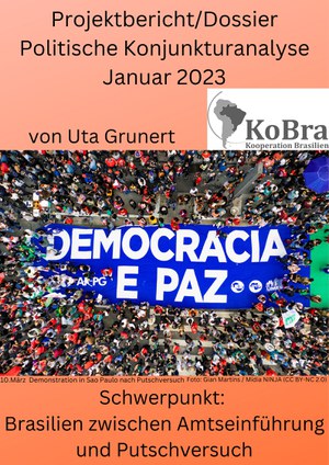 Anfang Januar fand die Amtseinführung Präsident Lulas in Brasilia statt. Ein neues politisches Kapitel wird aufgeschlagen. Am 9.1.23 kommt es zu Protesten und Zerstörung des Regierungsviertels durch Bolsonaroanhänger*innen. Dieses Szenario war von vielen vorhergesagt, es wurde schnell eingefangen und wird nun aufgearbeitet. Trotz der Widrigkeiten stellt Lula mehr und mehr das Team zusammen, mit dem er die schwierigen Aufgaben in Brasilien lösen will. Es wird kein einfaches Regieren und doch gibt es einige Hoffnungsschimmer am Horizont.