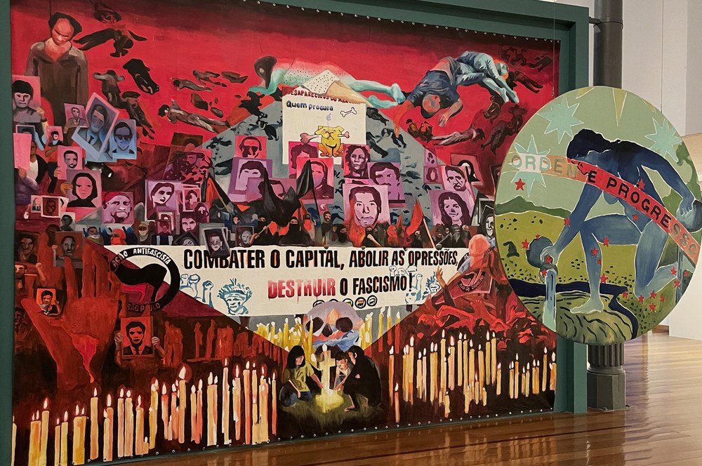 Bild: Fantasmas da Esperança (2018) von Marcela Cantuária (Pinacoteca), Foto: Tilia Götze IMG_3706a.JPG