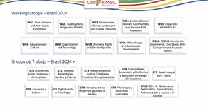 2024 und 2025 hat Brasilien die Möglichkeit, sich wieder als aktiver Gestalter internationaler Politik und Diplomatie zu präsentieren. Die erste Gelegenheit dafür ist die Präsidentschaft der G20, des Zusammenschlusses der führenden 19 Industrienationen, der EU und der Afrikanischen Union, die von Dezember 2023 bis November 2024 andauert.