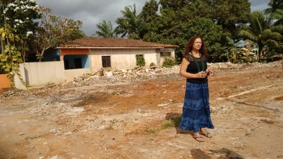 Antônia Melo vom Movimento Xingu vivo para sempre muss ihr Haus in Altamira räumen