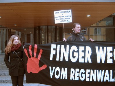 Munich Re: Mangelhaft bei Klimaschutz und Menschenrechten