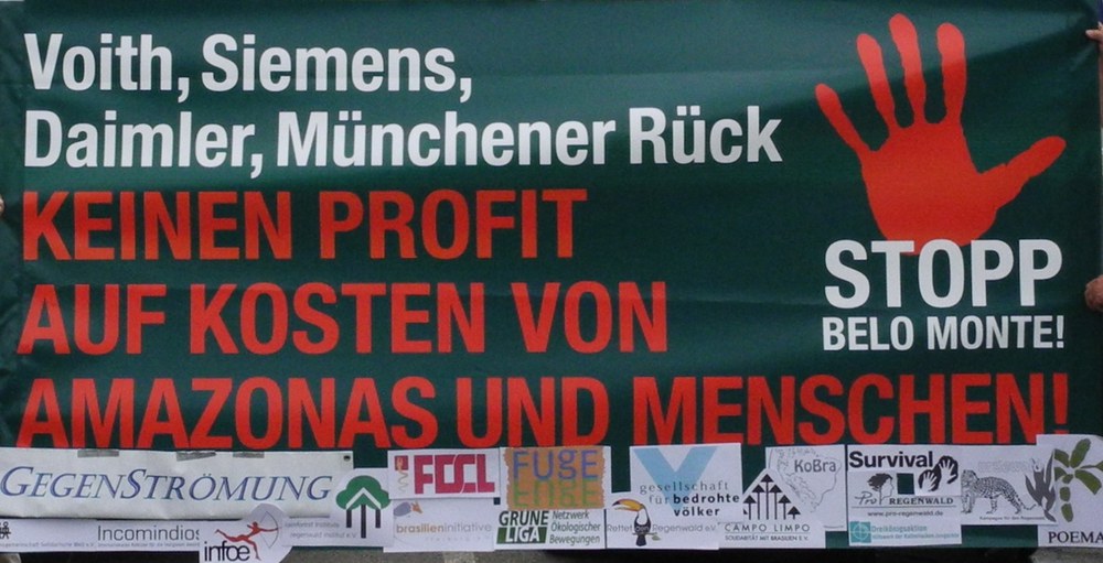 Munich Re wegen Belo Monte-Beteiligung weiter in der Kritik