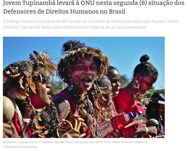 Brasiliens Indigene informieren UN-Sonderberichterstatterin über die Situation von Menschenrechtsverteidiger:innen in Brasilien