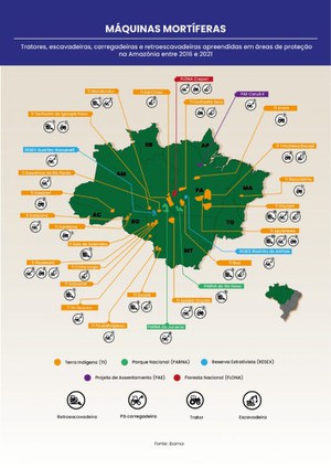 Die investigativen Journalist:innen von Repórter Brasil haben einen neuen Bericht vorgestellt, der die Rolle der schweren Baggerfahrzeuge beim illegalen Goldabbau und der Waldrodung in Amazonien offenlegt und zeigt, wie sich die Hersteller dieser schweren Maschinen aus der Verantwortung stehlen.