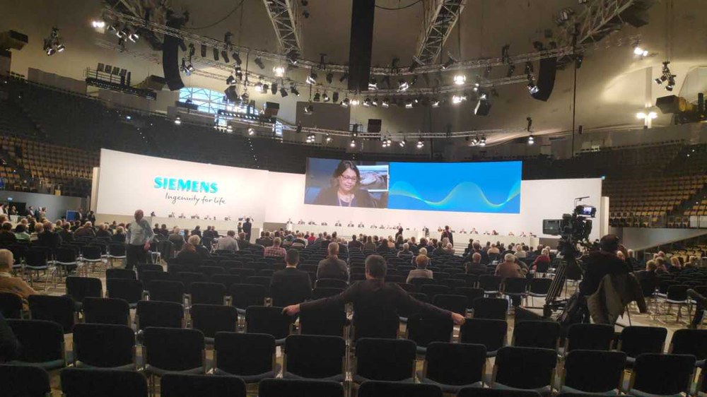 Siemens: "Handeln Sie, stoppen Sie den Ethnozid an der Indigenen Bevölkerung!"