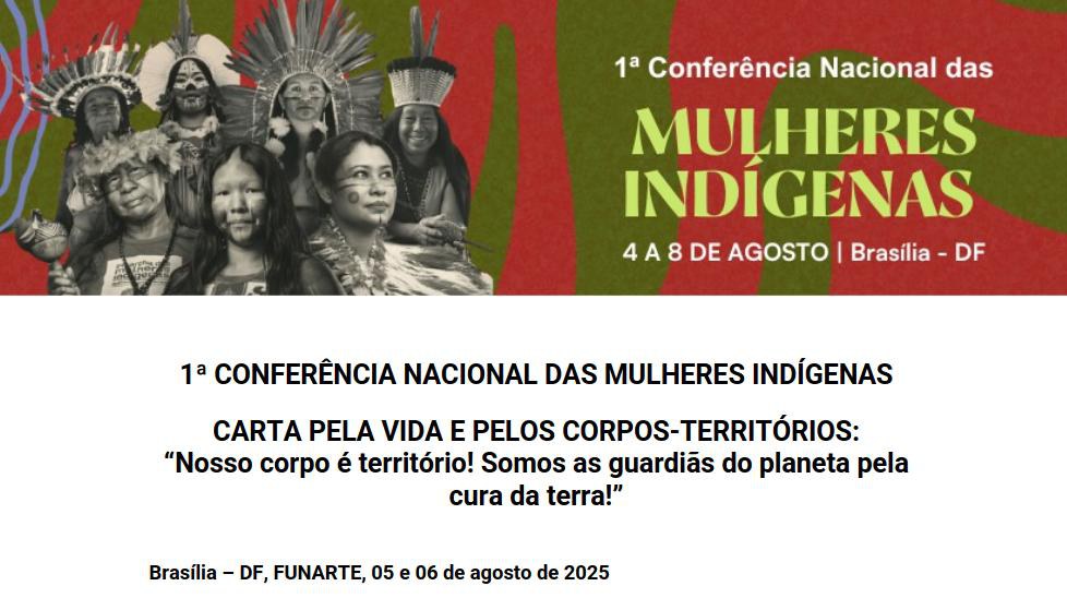 1. Nationalkonferenz der indigenen Frauen in Brasilien