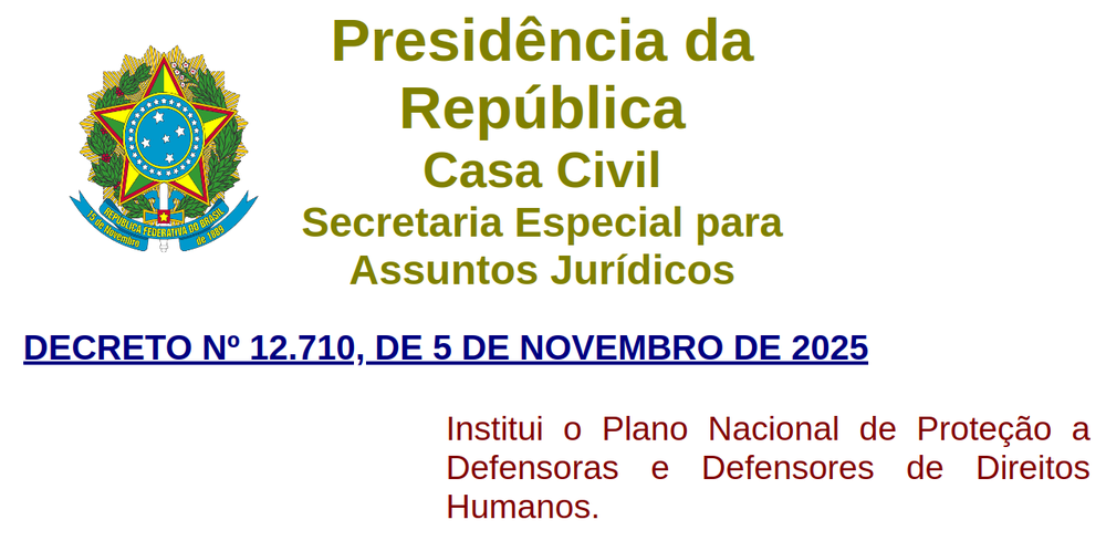 Ein lang geforderter Meilenstein für den Schutz von Menschenrechtsverteidigerinnen und -verteidigern in Brasilien