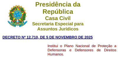 Ein lang geforderter Meilenstein für den Schutz von Menschenrechtsverteidigerinnen und -verteidigern in Brasilien