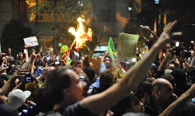 Rechte will Massenproteste in Brasilien kapern