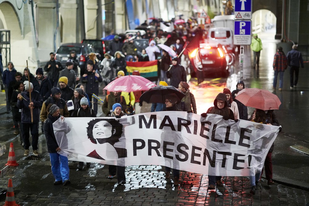 Marielle presente! in Berlin, Frankfurt und Bern