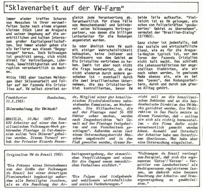 Volkswagen do Brasil und die Frage nach „Gerechtigkeit und Rechtssicherheit“ Volkswagen do Brasil und die Frage nach „Gerechtigkeit und Rechtssicherheit“