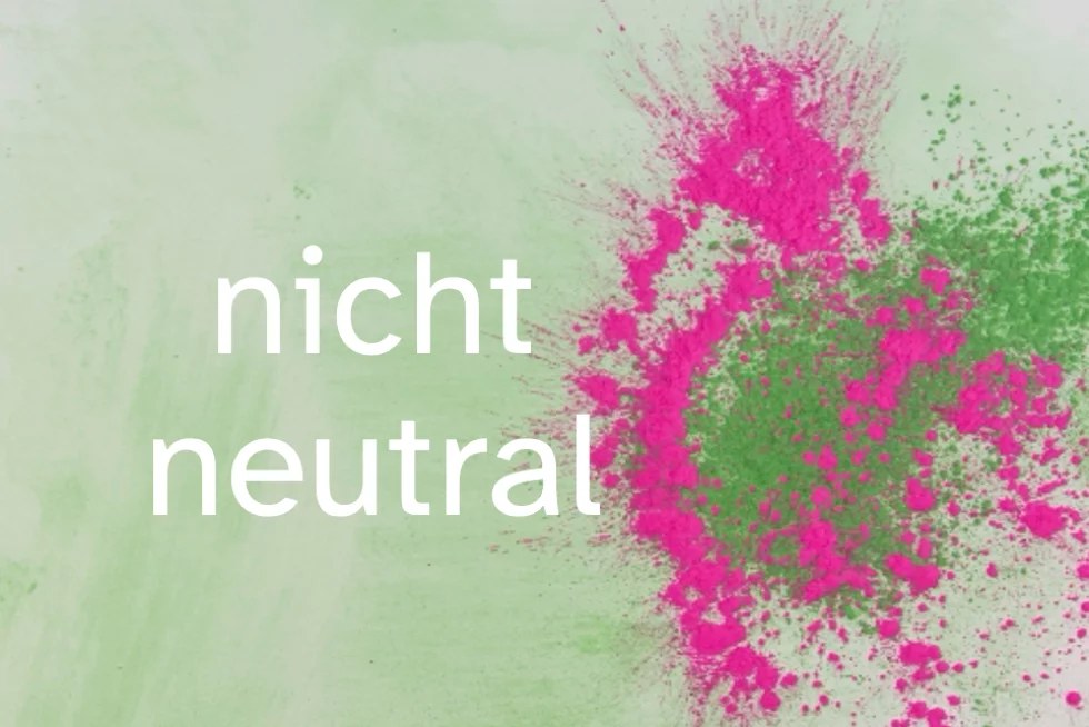 Politische Bildung ist nie neutral!