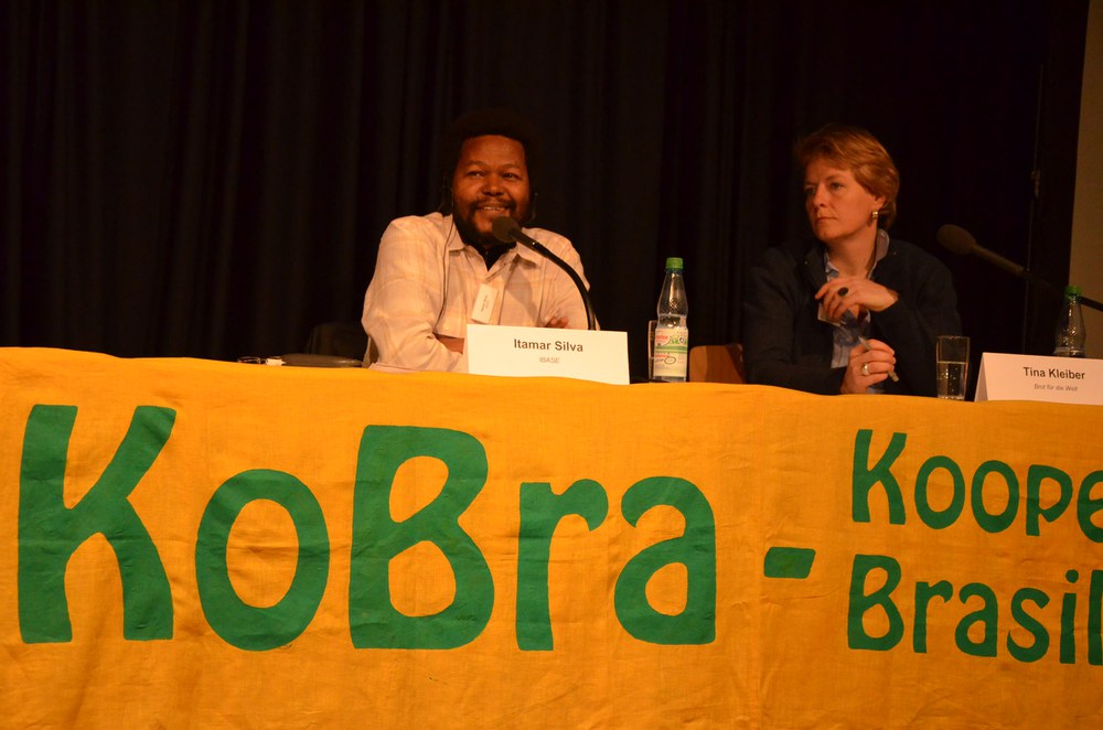 Itamar Silva (IBASE) | Tina Kleiber (Brot für die Welt)