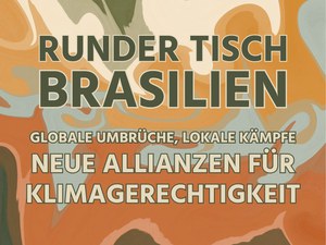 Der Runde Tisch Brasilien fand vom 24.-26. Oktober 2025 in der Ev. Akademie Bad Boll statt. Wir danken allen, die dabei waren und zu fachlicher Diskussion und regem Austausch beigetragen haben.  Referent*innen:  Raquel Ludermir (Habitat para a Humanidade), Klemens Laschefski (Universidade Federal de Minas Gerais), Karina Penha und Daniela Orofino (Amazônia de Pé), Marcley Araújo Souza (Vertreter der indigenen Pataxó), Mael Anhangá und Eva de Souza (Künstler*innen und Aktivist*innen),  Raimunda Francisca Vieira Paz, Ronaldo Barros Sodré und Ana Cristina Silva Caminha (Jurist*innen und Aktivist*innen aus Maranhao und Bahia), Danilo Chamas und Pablo Martins (Instituto Cordilheira), Andrea Dip (Investigativjournalistin), Luiz Ramalho (LAF)