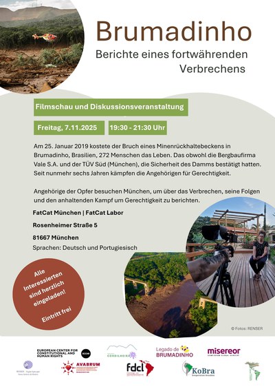 Brumadinho – Berichte eines fortwährenden Verbrechens