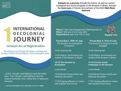 International Decolonial Journey in Freiburg - Amazon Arc of Regeneration International Decolonial Journey in Freiburg - Amazon Arc of Regeneration