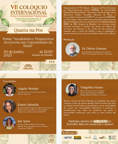Online-Diskussion: Atualidades e Perspecitvas dos Jovens nas Comunidades do Brasil Online-Diskussion: Atualidades e Perspecitvas dos Jovens nas Comunidades do Brasil