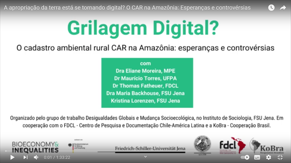 A apropriação da terra está se tornando digital? O Cadastro Ambiental CAR na Amazônia: Esperanças e controvérsias